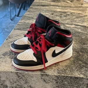 Nike Jordan Sneakers - Black, Red, White